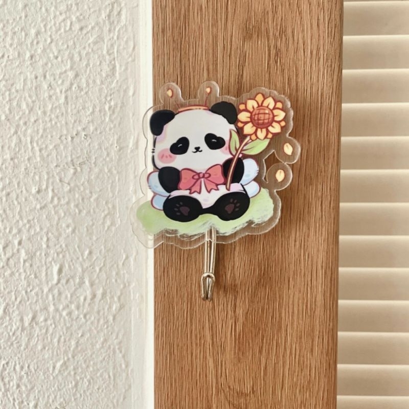 Móc dán tường hình gấu trúc panda