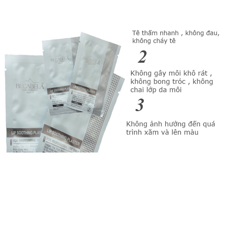 Miếng dán Môi Không Hình Đức Beca Loại 1 Chuẩn Hãng