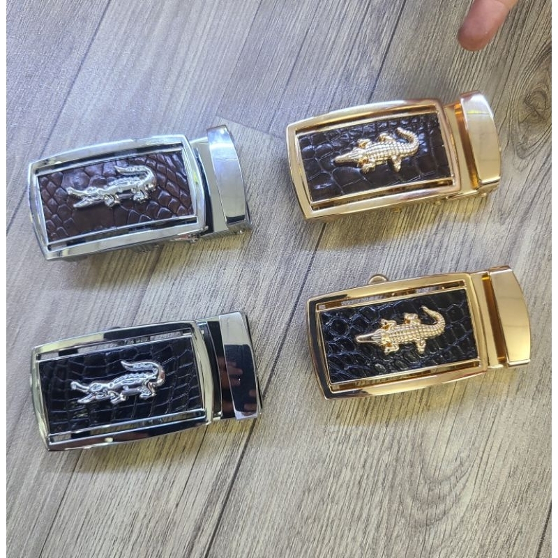 Đầu khóa, mặt thắt lưng, đầu khóa thắt lưng, đầu khóa dây nịt da cá sấu bản 3,5 cm và 4 cm