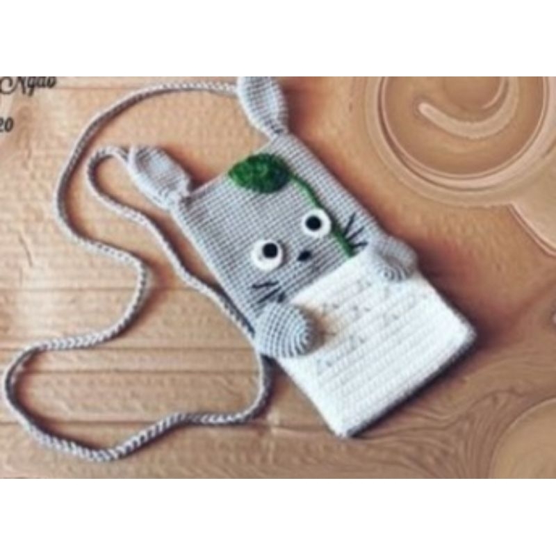 Túi đựng điện thoại handmade bằng len