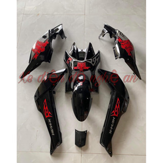 bộ nhựa xmen dán sẵn tem hổ 7 món (KHÔNG MÀO nhỏ)