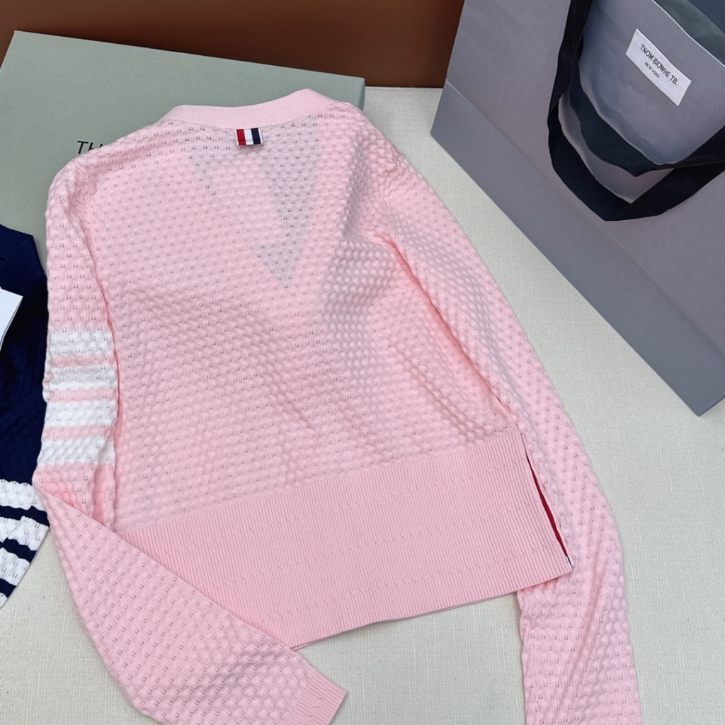 Áo len dài tay thời trang cao cấp Thom Browne phong cách trẻ trung, nữ tính