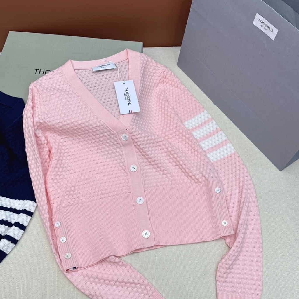 Áo len dài tay thời trang cao cấp Thom Browne phong cách trẻ trung, nữ tính