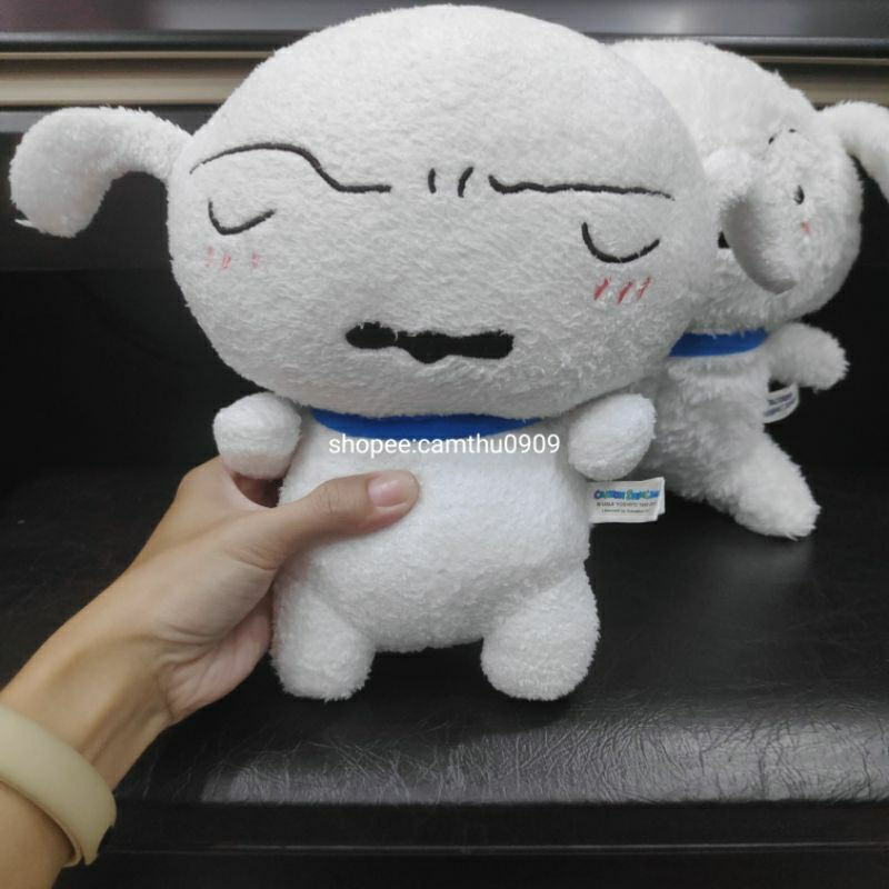 Chó Bông bạch tuyết Shin Chan lông xù, chó bông hoạt hình cậu bé bút chì nhiều mẫu đáng yêu