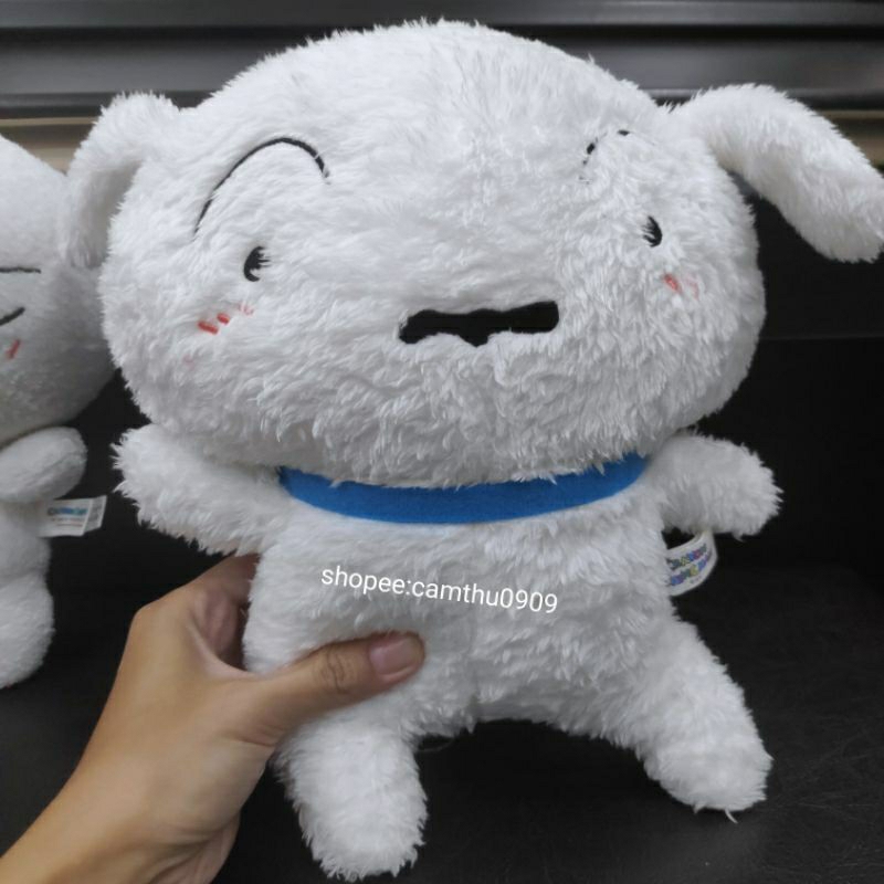 Chó Bông bạch tuyết Shin Chan lông xù, chó bông hoạt hình cậu bé bút chì nhiều mẫu đáng yêu
