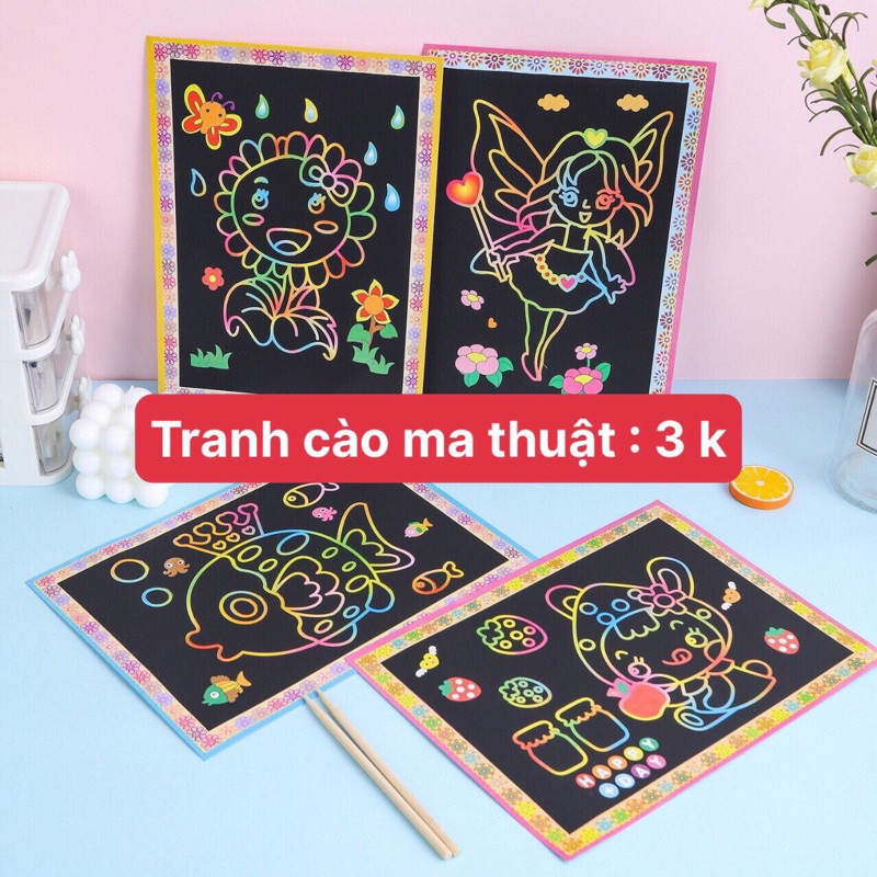 tranh cào ma thuật