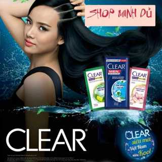 DẦU GỘI CLEAR BẠC HÀ, CLEAR MEN, ANH ĐÀO, THẢO DƯỢC.
