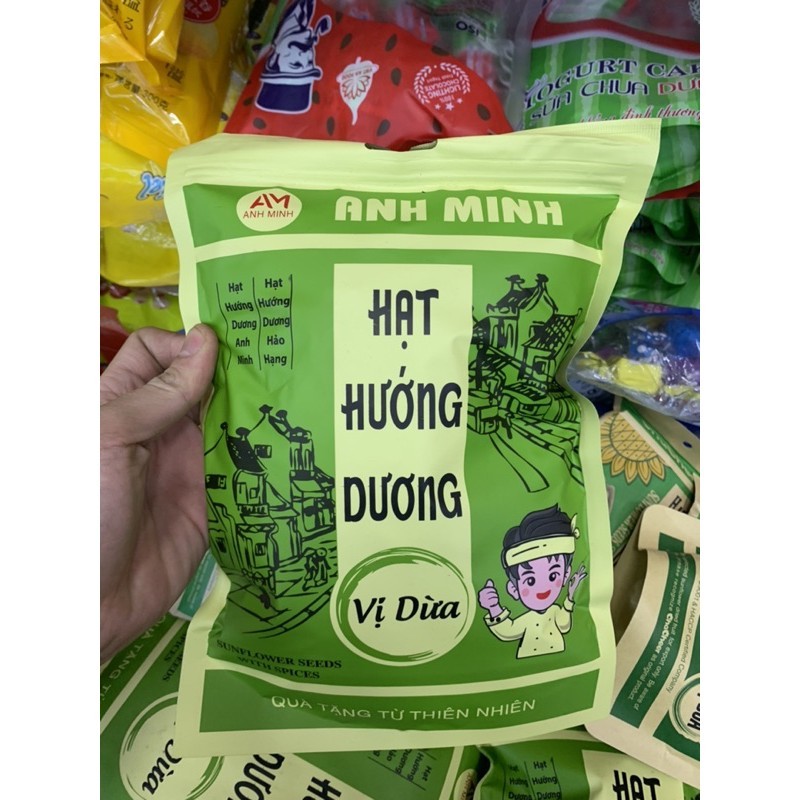 Gói to 80G hạt hướng dương thơm ngon, hạt hướng dương nguyên vị, hướng dương tẩm vị dừa, óc chó