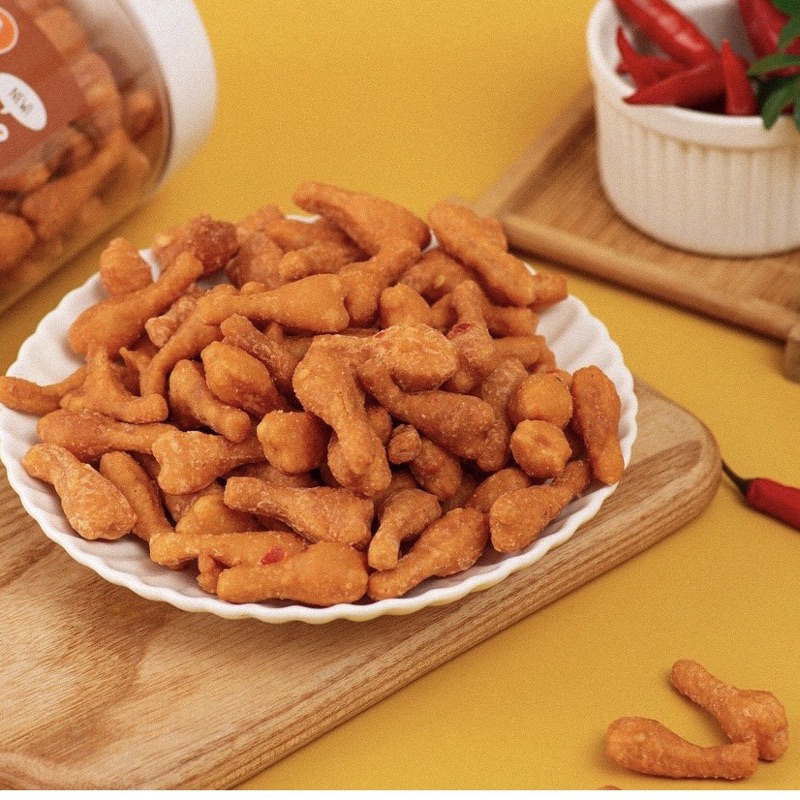 Gói to Quẩy đùi gà cay,  quẩy đùi gà phô mai, quẩy đùi gà phô mai cay thơm giòn khó cưỡng-QDG
