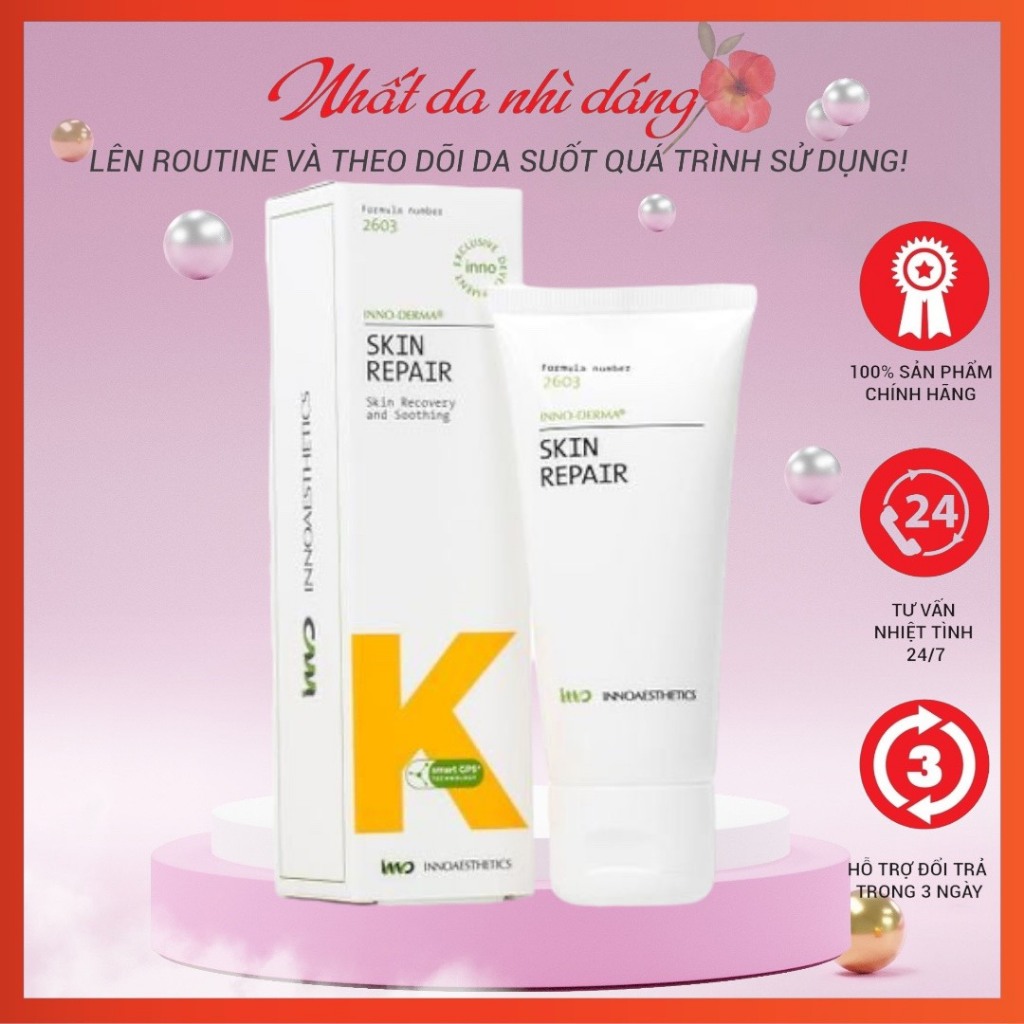 Skin Repair ,Kem Dưỡng Phục Hồi Da Khẩn Cấp Innoaesthetics Inno Derma 60g Chính Hãng