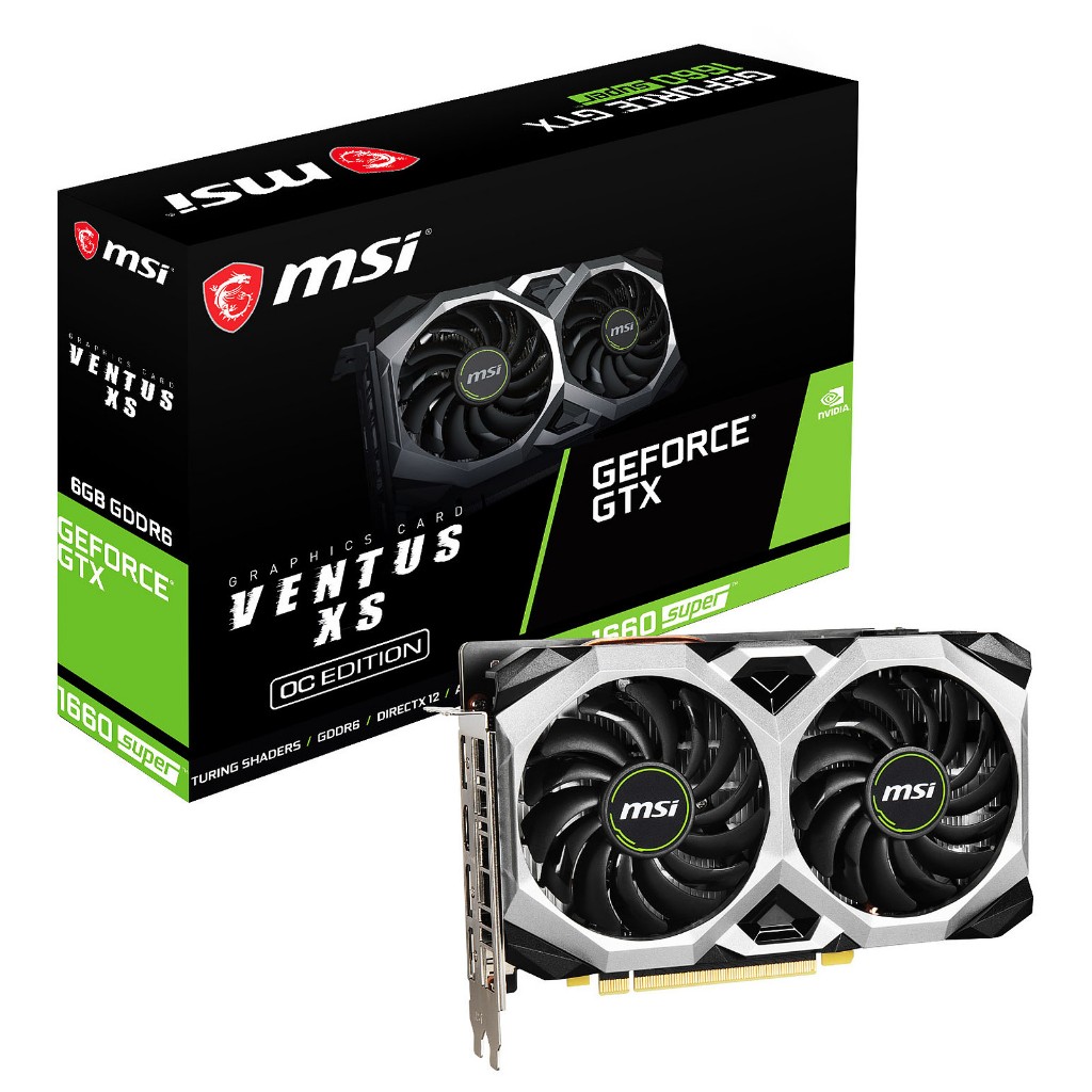VGA ASUS TUF - MSI 1660 SUPER 6G siêu lướt hàng like new FULL box bảo hành hãng 2 năm lỗi 1 đổi 1 trong 1 tháng