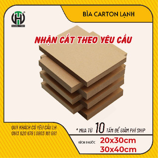 Carton lạnh, carton tấm làm bìa sổ tay, sổ note, bìa cứng, bìa menu, đồ handmade