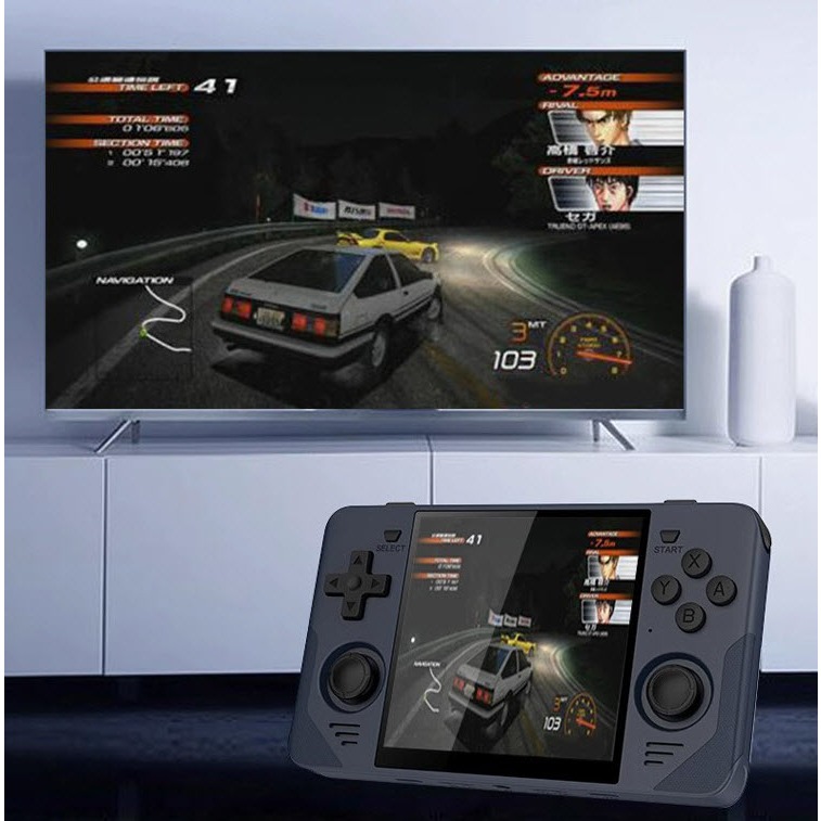 Máy chơi game Powkiddy RGB30 – Màn IPS 4 inch - Chơi game PSP, PS1, N64, DREAMCAST, NES, SNES, GBA, SEGA, MAME, MSX...