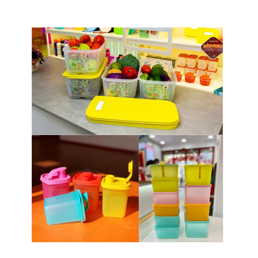 Hộp upperware Ventsmart 6.1L Trữ Mát Chính Hãng Thần Thánh  Chất Liệu Cao Cấp  Nhà Sạch 365