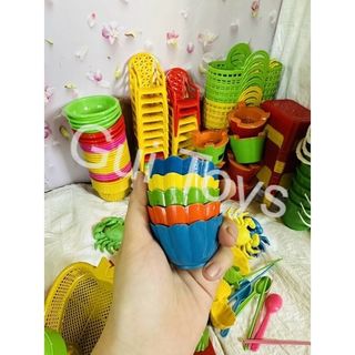 Bộ 5 chén nhỏ - đồ chơi ký cho bé