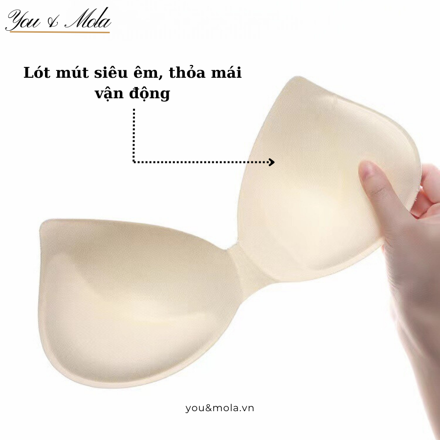 Áo Croptop Nữ  Thể Thao Nâng Ngực Tôn Dáng Tập Gym Yoga Thấm Hút Mồ Hôi Y&M 6933