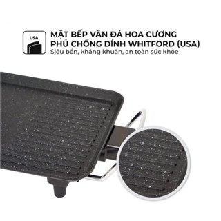 Bếp Nướng Điện Không Khói SUNHOUSE 1500W,Siêu Bền