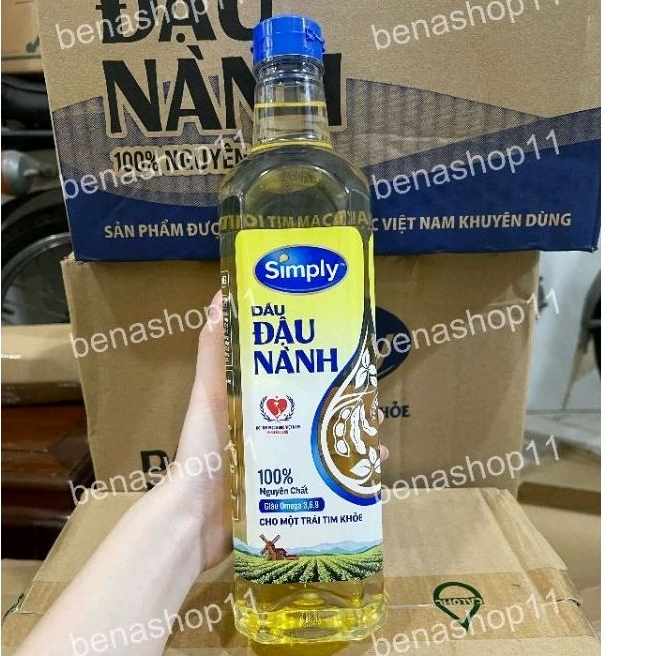 Dầu đậu nành Simply 1 lít