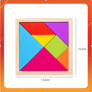 Đồ chơi xếp hình, ghép hình trí uẩn Tangram bằng gỗ giúp phát triển tư duy cho bé - đồ chơi ghép gỗ trí uẩn thông minh