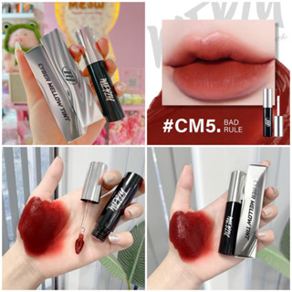 Son kem lì Merzy Cyber Mellow Tint phiên bản vỏ đen mới nhất - CM5 đỏ cam gach