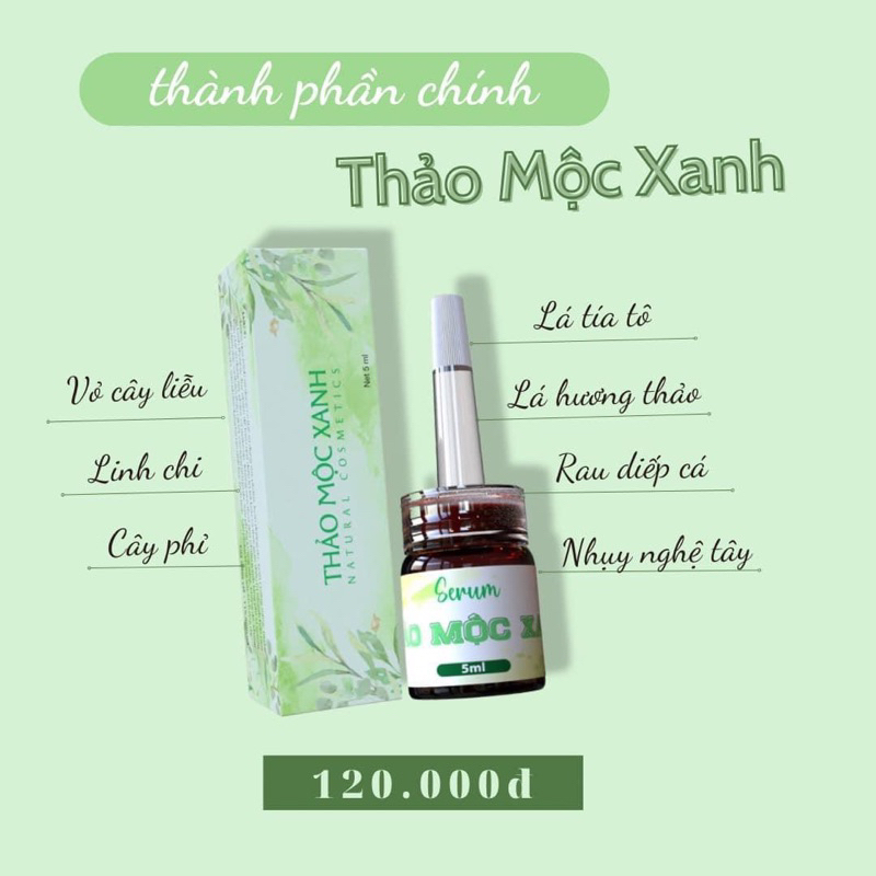 Serum Thảo Mộc Xanh + 1 Bột Khổ Qua 100g