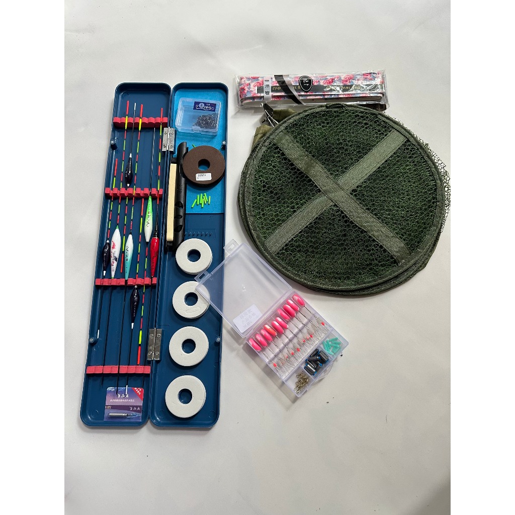 COMPO HỘP PHAO XANH 6 PHAO NGÀY + 1 PHAO ĐÊM KÈM NHIỀU PHỤ KIỆN