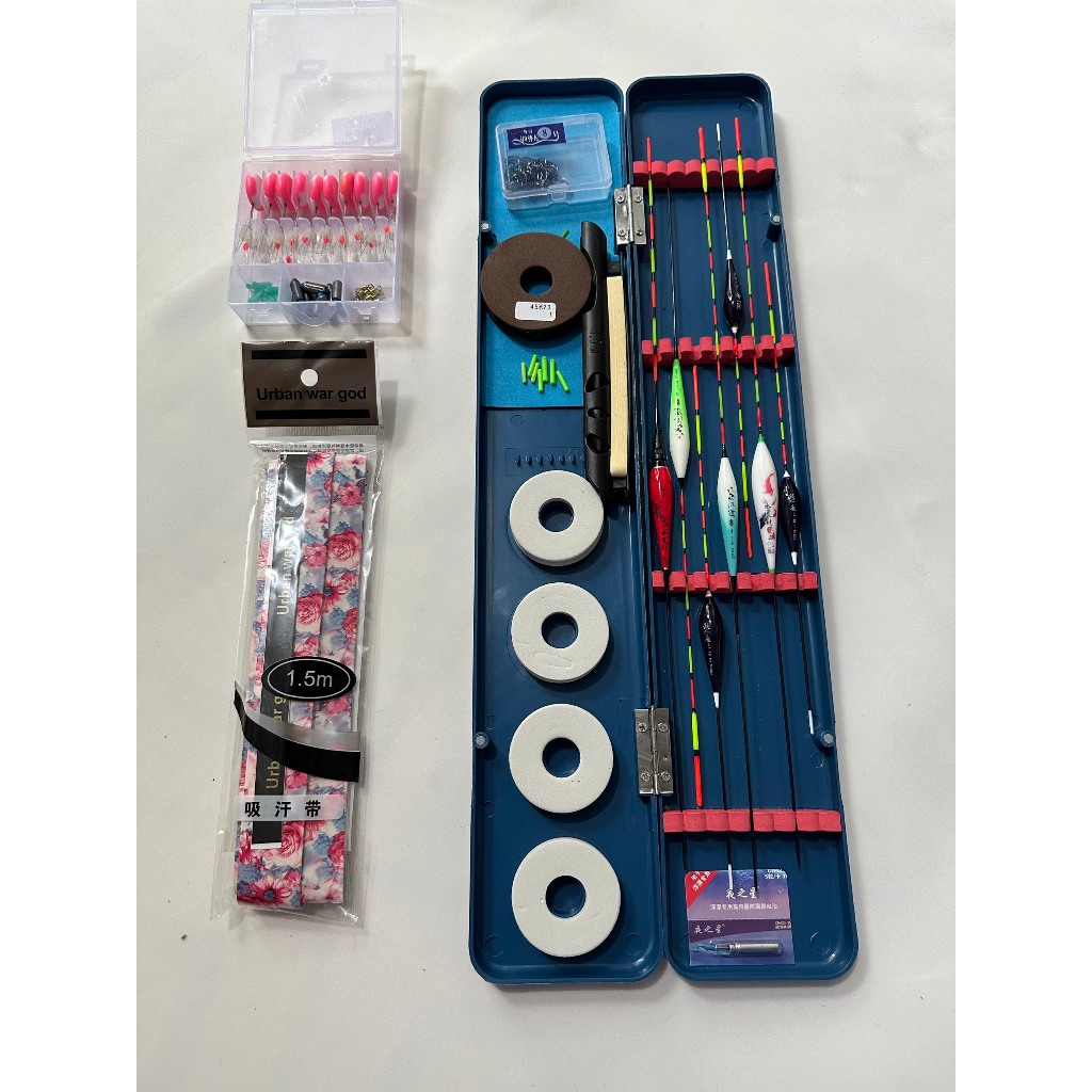 COMPO HỘP PHAO XANH 6 PHAO NGÀY + 1 PHAO ĐÊM KÈM NHIỀU PHỤ KIỆN