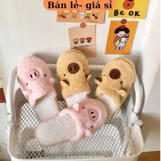 Dép lợn mang trong nhà dễ thương kute