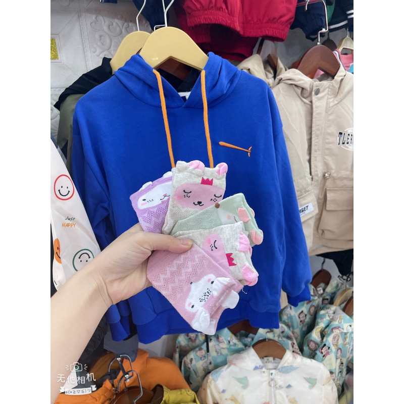 Sét 5 Đôi Tất Lưới Cổ Thấp Kid's Socks