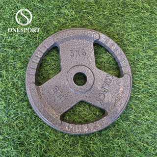 Tạ đĩa gang phủ sơn sấy phi 27mm 2.5KG - 5KG