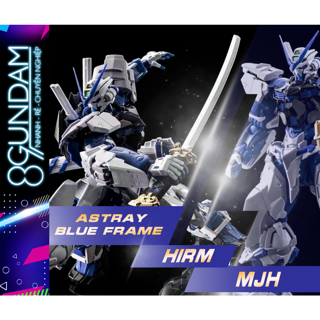 Mô Hình Lắp Ráp Gundam HiRM High Resolution MG Astray Blue Frame (kèm base + decal nước)