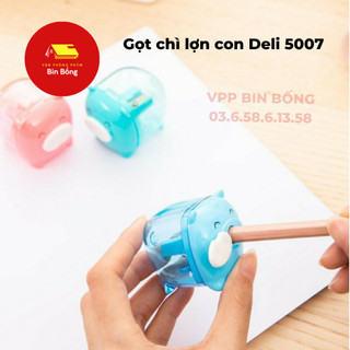 Gọt bút chì Deli hình con lợn, chuốt bút chì chú lợn Deli E0557