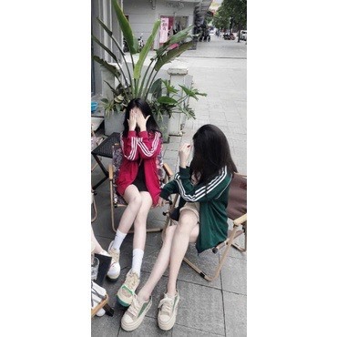 Áo Khoác Nam Nữ  Chất Nỉ Dày Dặn from rộng  Áo Bomber 3 Sọc  logo thêu chữ DASSS  Giá Rẻ