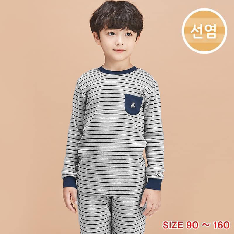 Bộ cotton thu đông xuấ hàn cho bé