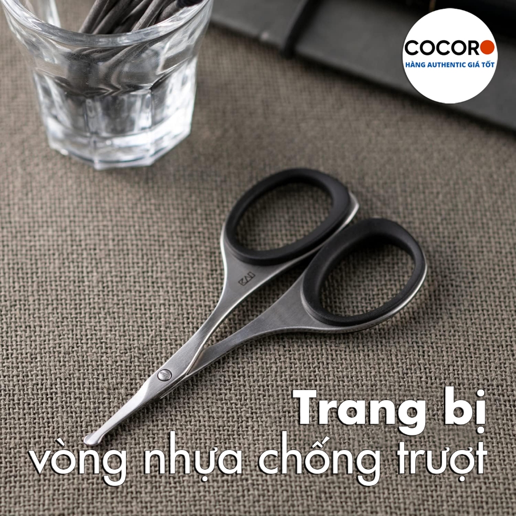 Kéo cắt tỉa lông mũi Groom KAI, Hàng Nhật chính hãng