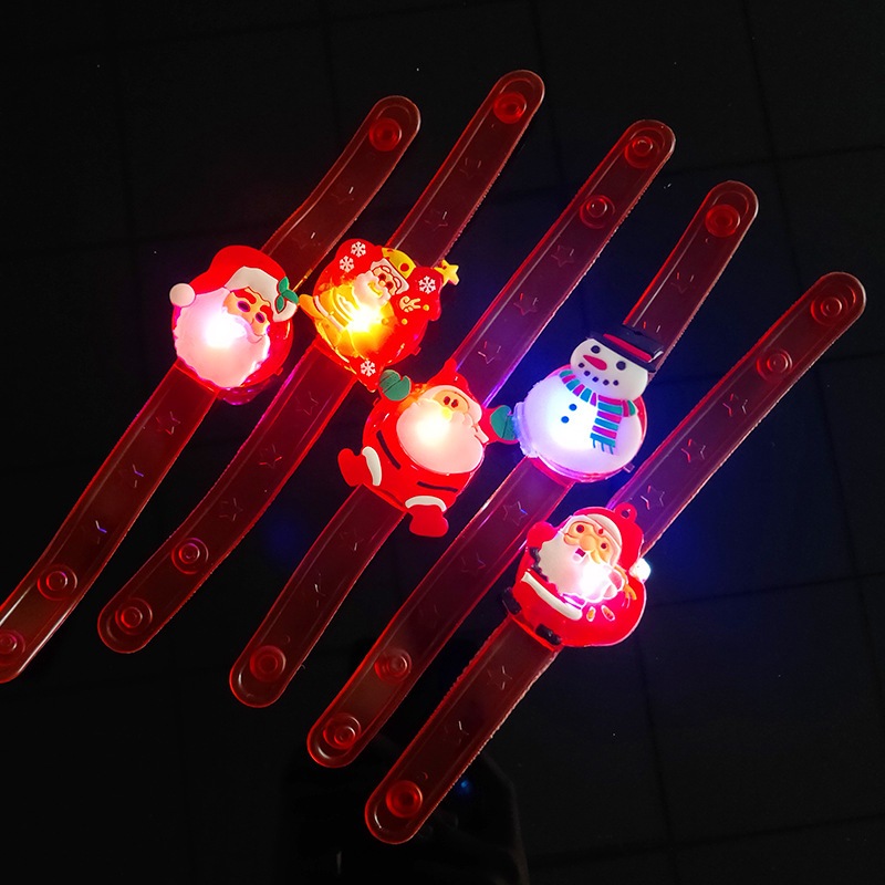 Nhẫn và đồng hồ phát sáng chủ đề Giáng sinh noel cho bé