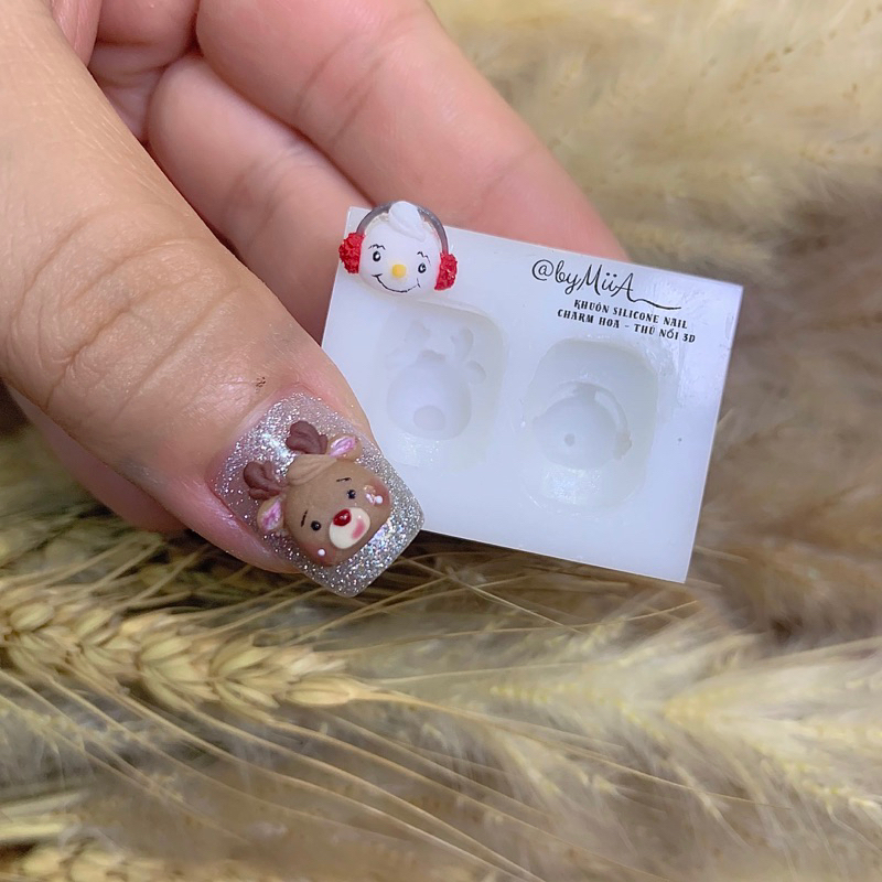 KHUÔN SILICONE CHARM NOEL 2023