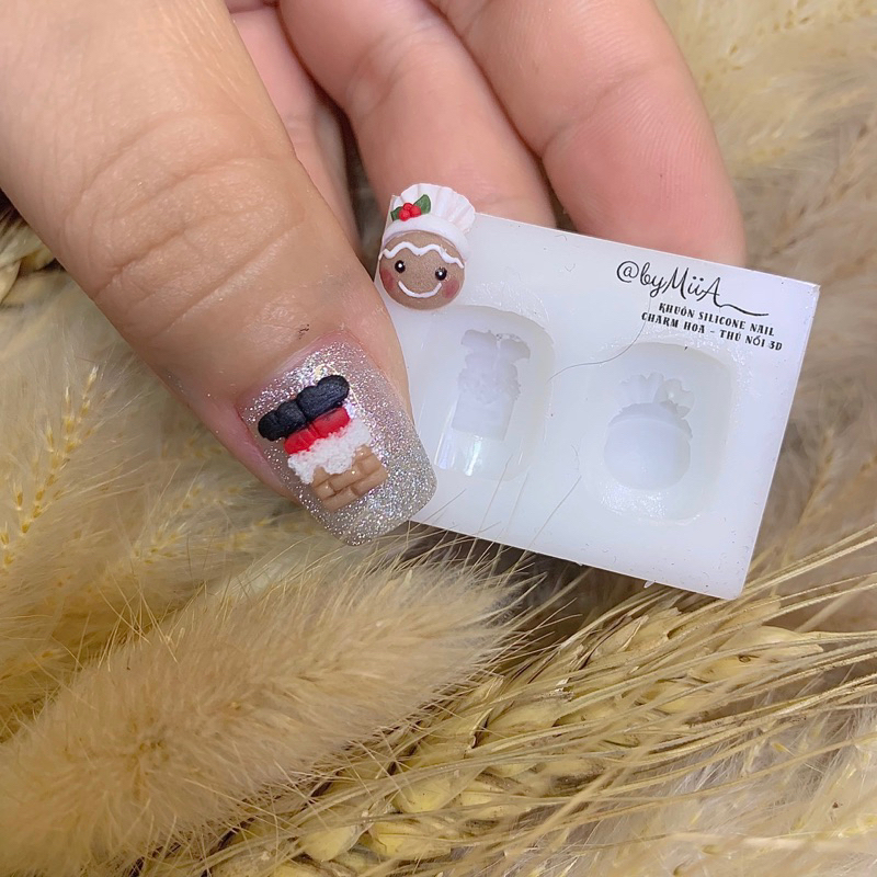 KHUÔN SILICONE CHARM NOEL 2023