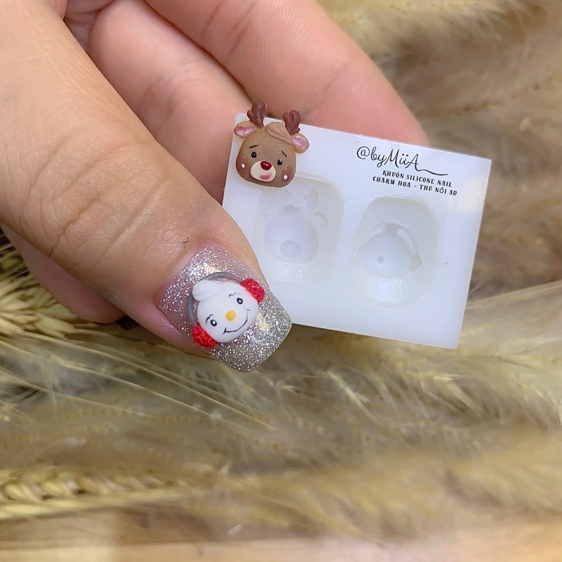 KHUÔN SILICONE CHARM NOEL 2023