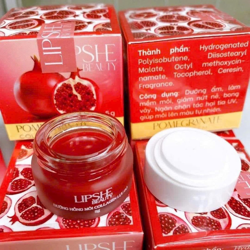 SON DƯỠNG HỒNG MÔI COLLAGEN LỰU ĐỎ LIPSHE