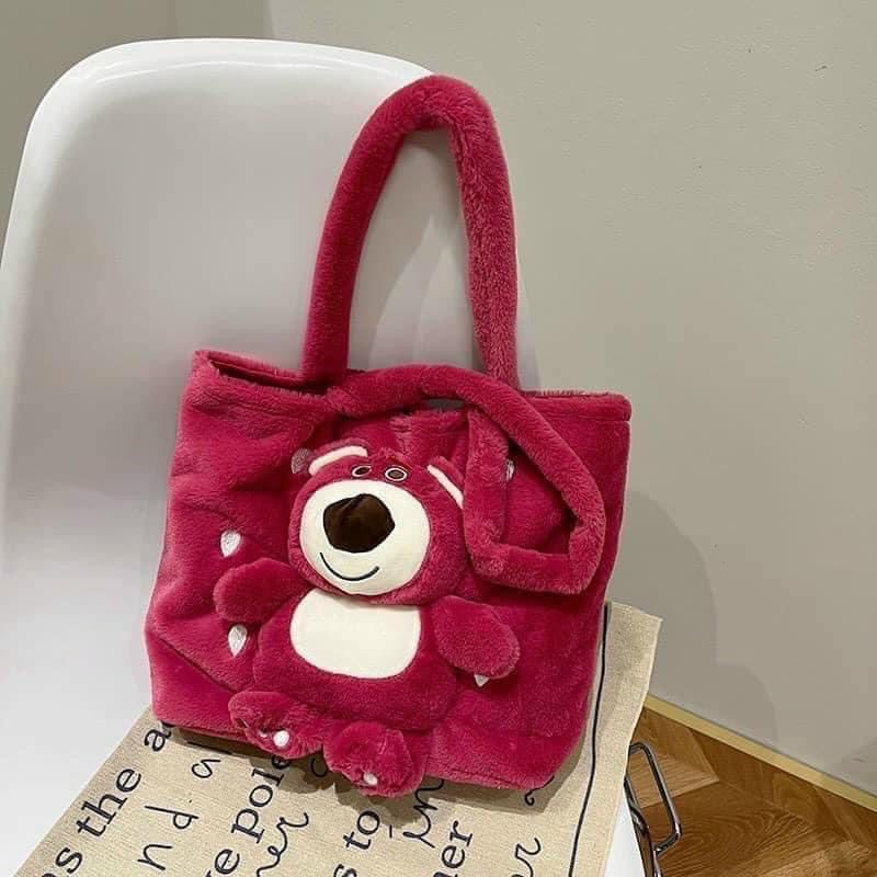 TÚI GẤU HỒNG LOTSO SIÊU HOT