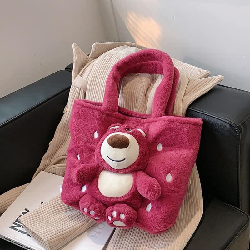 TÚI GẤU HỒNG LOTSO SIÊU HOT