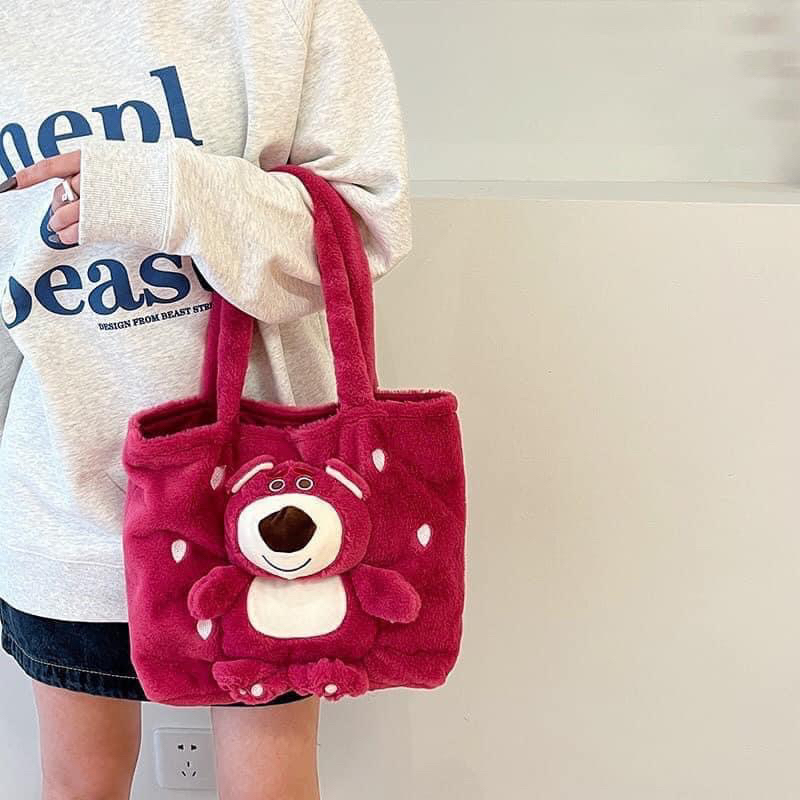 TÚI GẤU HỒNG LOTSO SIÊU HOT