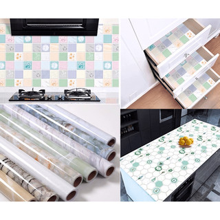 Cuộn giấy dán bếp 3D size 60cm dài 3 mét - giấy decal chống thấm nước trang trí nhà cửa tiện dụng