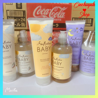 (AIR MỸ) Sữa tắm Gội Toàn Thân/Lotion Shea Moisture Baby Mỹ