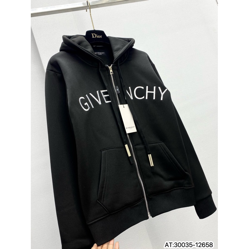 Áo Khoác Nỉ Hoodie Gi Ven Chy_ Áo Khoác Nỉ Bông Dày Dặn,Cực Ấm, Khoá Chéo Zip Có Dây Mũ Chỉnh