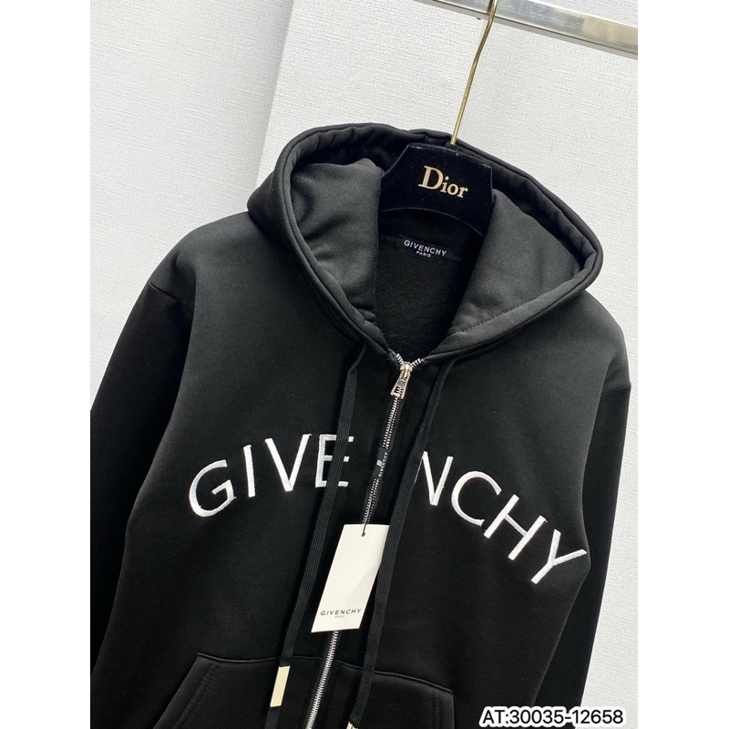 Áo Khoác Nỉ Hoodie Gi Ven Chy_ Áo Khoác Nỉ Bông Dày Dặn,Cực Ấm, Khoá Chéo Zip Có Dây Mũ Chỉnh