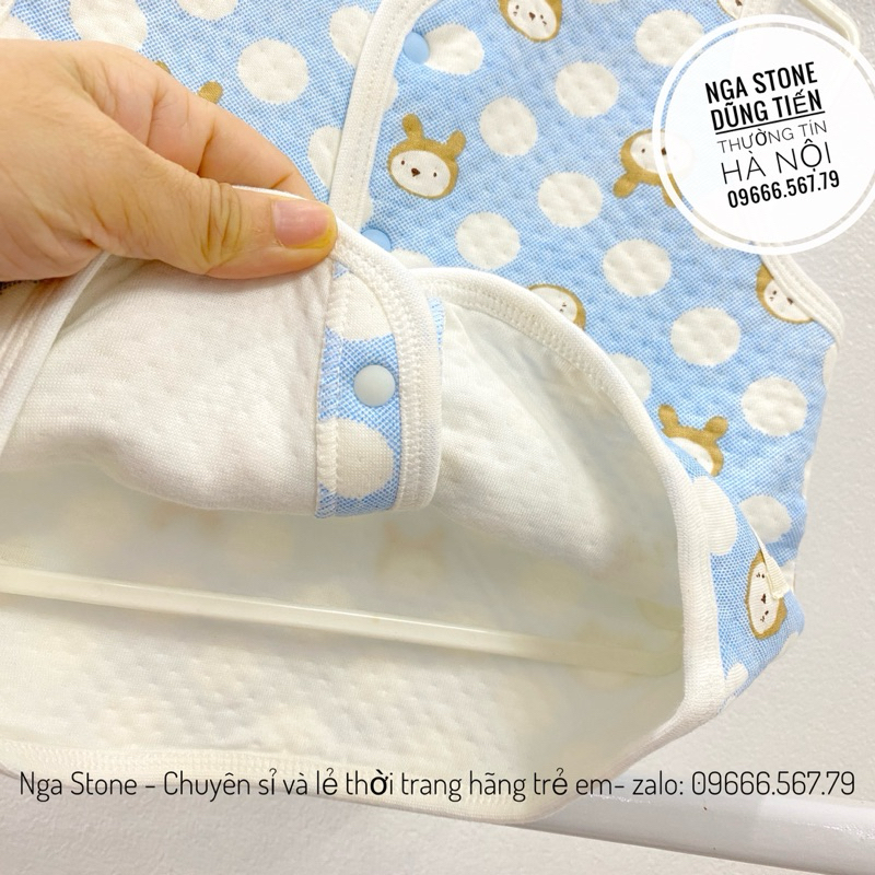 Áo gile chần bông cho bé trai né gái hãng usagi