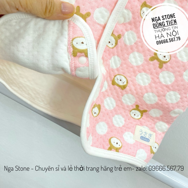 Áo gile chần bông cho bé trai né gái hãng usagi