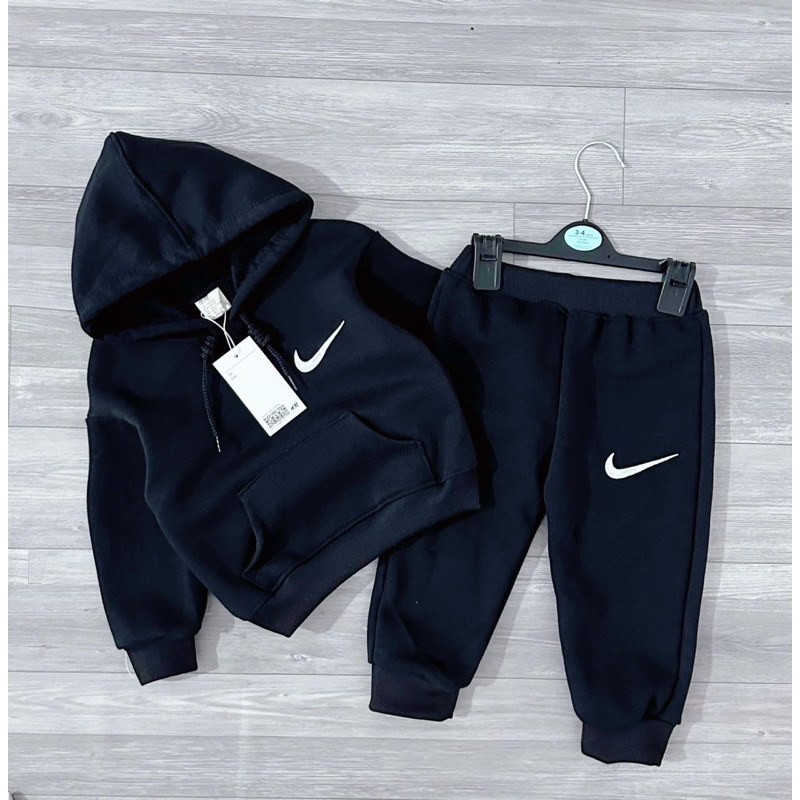 SET NỈ NK DÁNG HOODY CHO BÉ